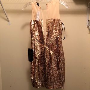 Bebe Sequin Dress